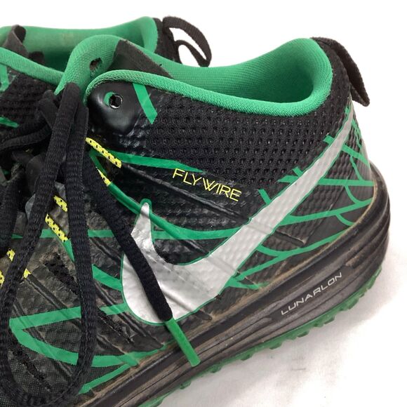 Nike Lunar TR1 LE Oregon Men\'s Sz 11.5 Emerald Green/Black Low Top 654283-037